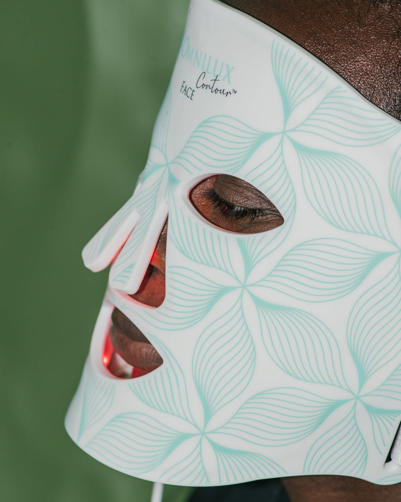 Close up of Omnilux Contour Face. 